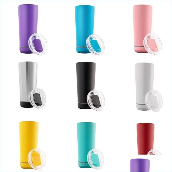 Tumblers 11 Colors 18oz Portable Tumbler из нержавеющей стали вина изолированная кофейная кружка беспроводная водонепроницаем