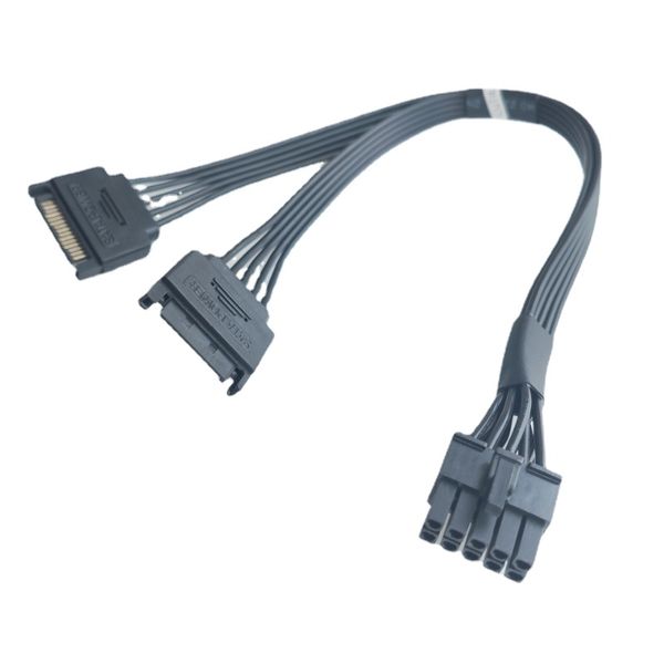 Компьютерный ATX Power Converter Dual SATA до 10PIN Adapter Prost Power Cable для Dell C1100 SEAR 30CM