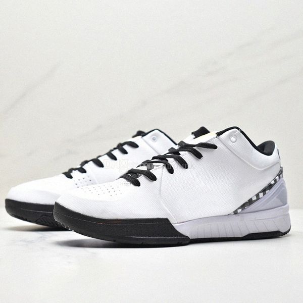 Mamba 4 Protro Mambacita Basketball Shoes Gigi Men White Black Black Metallic Gold Bright Bright Trainers Mens Sports Sneakers ao ar livre KBS 4 Tamanho 40-46 H9PL#