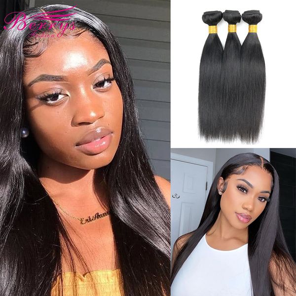 Hair Bulks Fast 3-4 Days Straight 3 Bundles Deal Human Natural Black Color 10-28 Zoll Brazilian Weave 230508