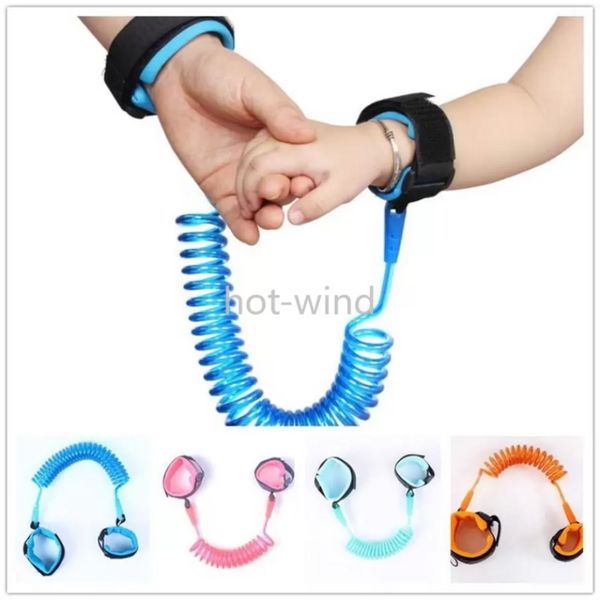 Stivo di festa 1,5 m/2m/2,5 m Bambini Anti perduti cinghia fuori casa per bambini Sicurezza da polso da bracciale per bambini Bracciale Bracciale Bracciale per bambini Traction Rope U0508