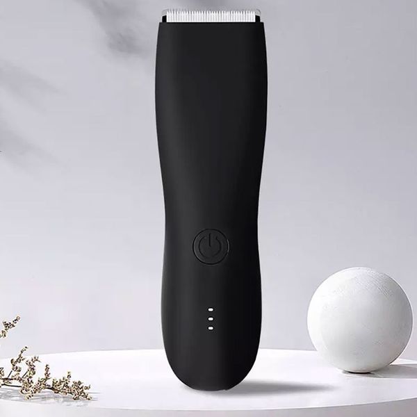 Epilatore Elettrico Body Groomer Trimmer Peli Pubici per Uomo Palline Rasoio Clipper Maschile Sensibile Parti Intime Rasoio Sex Place Taglio Viso 230508