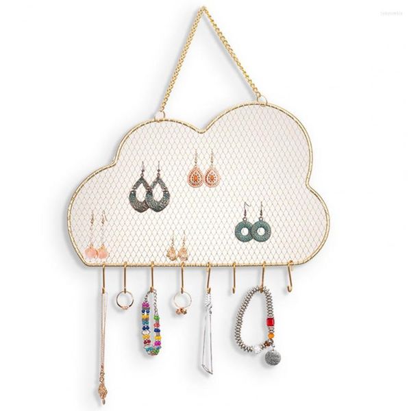 Ювелирные мешочки для ожерелья Организатор отображение металлическая сетка облако облако