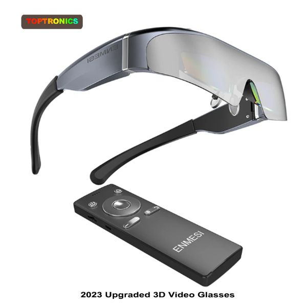 2023 Новейший все в одном головке, монтированная большая память, 3D видео Android Видео Smart Glasses 3DVR OLED Giant Screen VR/AR ГАДИНА