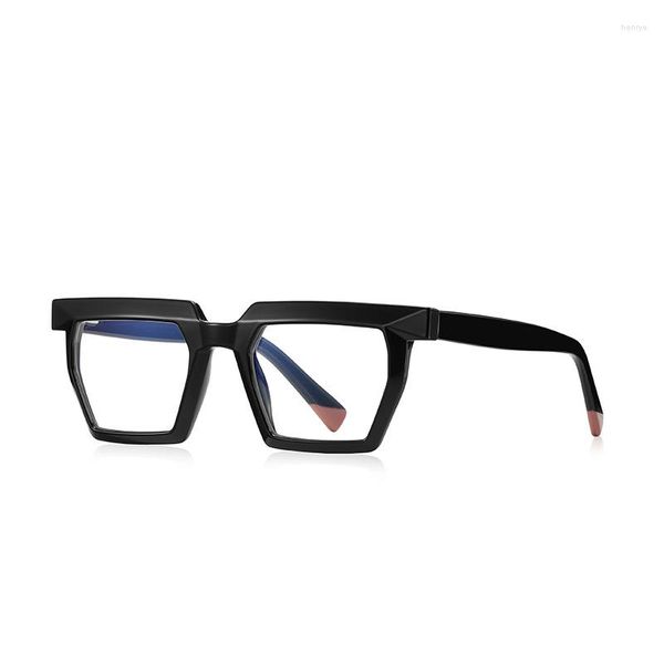 Occhiali da sole di alta qualità Retro TR90 occhiali rettangolari anti luce blu occhiali da uomo montature per computer occhiali da vista quadrati da donna montatura in acetato