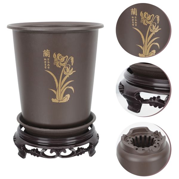 Vasi per fioriere 1 set di vasi per piante di orchidee Vaso per bonsai Vasi per piante da interno Supporto per piantare fiori 230508