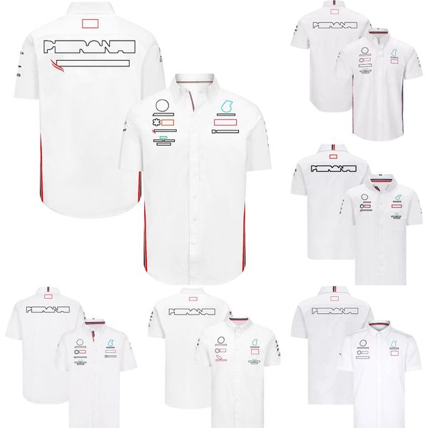 2023 Yeni F1 Gömlek Formül 1 Yarış Polo Gömlek Yaz Erkek Spor Spor Nefes Beklenebilir Jersey Özel Takım Üniforma İşi Günlük T-Shirt