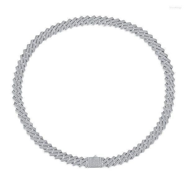 Ketten Herren Halskette Luxus Moissanite Schmuck Silber 925 Vintage Dicke Hochwertige Artikel Herren Corrente Masculina