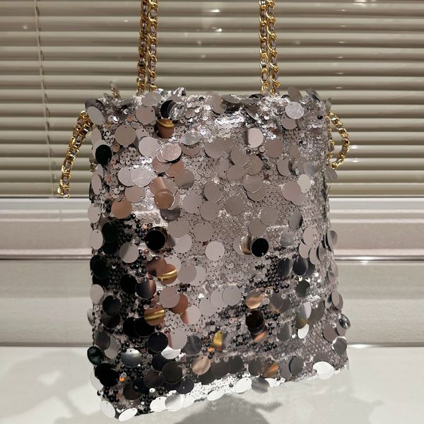 Borsa Shimmer Glitter paillettes Borse portafoglio a tracolla 2023 Luxurys Top designer Lady Qualità Borsa da donna Borse moda madre cossbody borsa shopping Frizione