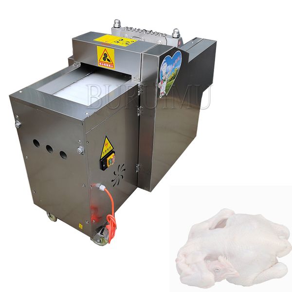 Macchina da taglio commerciale in acciaio inossidabile Tagliatrice di carne di pollo congelata tagliatrice di carne