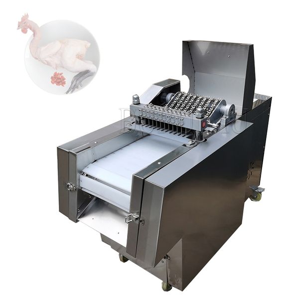 Kommerzielle automatische gefrorene Rindfleisch-Hühnerwürfel-Würfel-Heimfleisch-Schneidemaschine klein