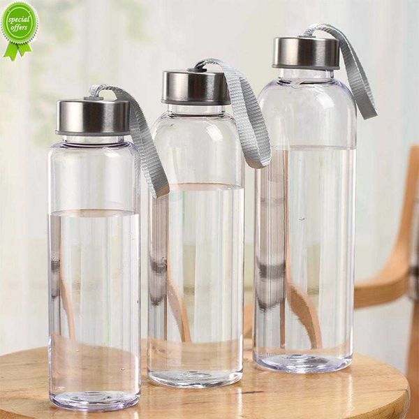 1pcs 300/400/500 ml portátil leve garrafa de copo de água de água de plástico para esportes ao ar livre