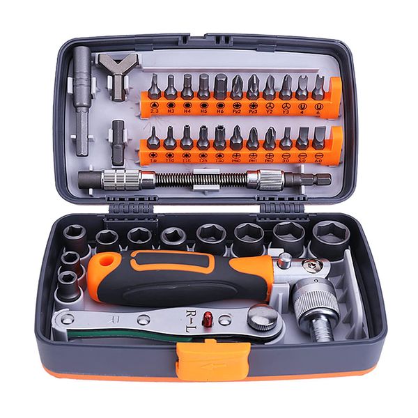 Schraubendreher Ratschen-Schraubendreher-Set 38/32 in 1 Home Repair Tool Set Multi-Tool-Schraubendreher-Sets mit Ratschenschlüssel-Kit. 230508