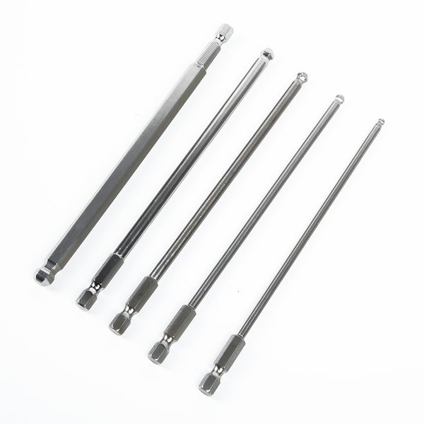 Chaves de fenda 5pcs 150mm Broca de broca magnética Bits Bits Gradra de parafuso Material de hastes hexágono Material importado S2 Head Hand Tools 230508