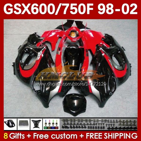 Corpo para Suzuki GSXF750 GSXF600 KATANA GSXF 600 750 CC 600CC 750CC 1998 1999 2000 2001 2002 169NO.38 GSX750F GSXF-600 GSXF-750 GSX600F 98 99 00 01 02 Fairing