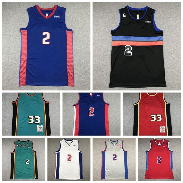 2 Cade Cunningham Basketball Jersey 33 Hill Edition City Jersey 2023 2024 Men Kids Shirt