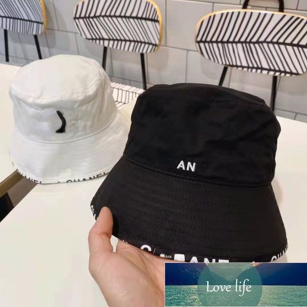 Letters Fisherman Hats Celebrity Same Style Embroidered Hat New All-Matching Japanese and Korean Sun Protection Cover Bucket Hats Couple