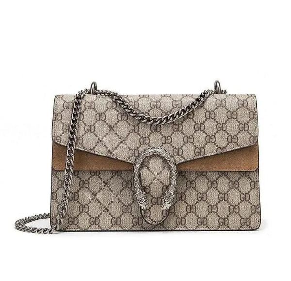 Shoppings 2023 nova bolsa feminina bolsa estilo limitado corrente couro genuíno ombro diagonal bolsas tiracolo 28 cm