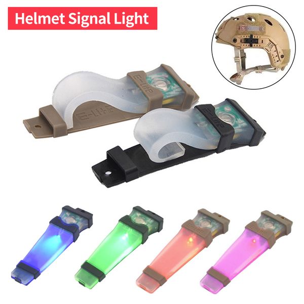 100 Stück Tactical FMA Helm Sicherheits-Blinklicht Survival Signal Light Wasserdichte Lampe Outdoor-Ausrüstung für die Jagd Wandern Radfahren