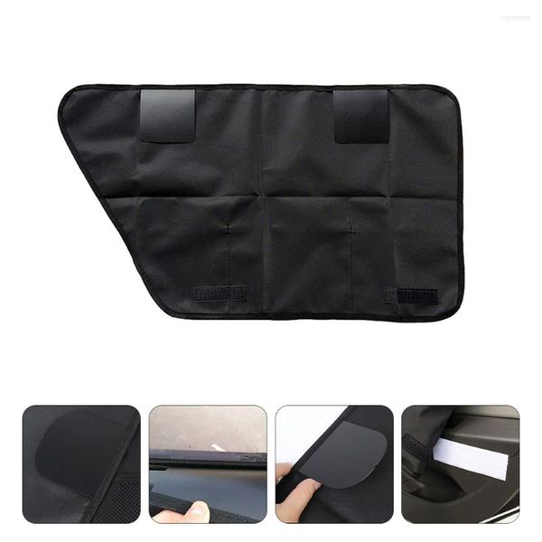 Capas de assento de carro de cachorro 2 PCs Mat Pet Veh veículo Proteção Resistente a arranhões Resistentes Acessórios de tapetes internos à tonalidade Sun Prova de almofada