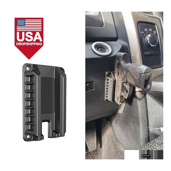 Organizador de carros US Magnet Magnet Tactical Tactical Gun Holster Mount Mount Ocultado D Quick D Fits Fit