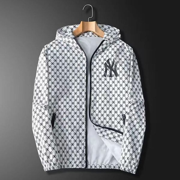 Giacche da uomo con cappuccio hip hop ny windbreaker designer jackets uomo women streetwear capiglia di abbigliamento da esterno