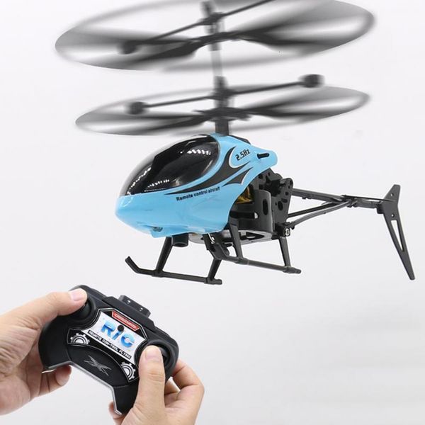 ElectricRC самолета перезаряжается дистанционное управление мини -RC Drone Drone Helicopter Fall Arrest Arrest Surest Dired Toys Gired RC Helicopter Toys 230506