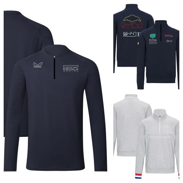 Abbigliamento da corsa F1 di Formula 1 2023 Nuova giacca da maglione con cerniera da corsa per squadre Giacca da motociclista sportiva da ciclismo all'aperto