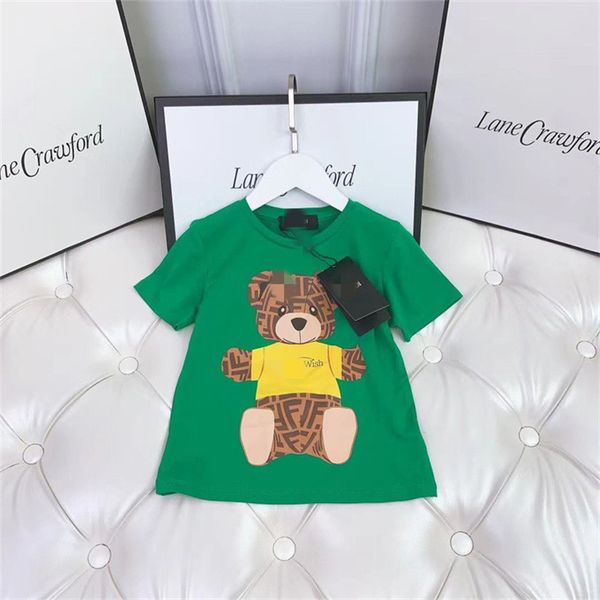 23SS Kids Short Short Short Designer Brand Boys Classic Color Matching Double G Pattern T-shirt Nuovi prodotti estivi Abbigliamento per bambini di alta qualità da 90 cm-160 cm A117