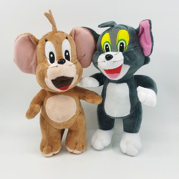 Nette 25 cm Mode Katze Maus Tiere Gefüllte Plüschtiere Flauschige Stofftier Gefüllte PP Baumwolle Kinder Festival Geschenk