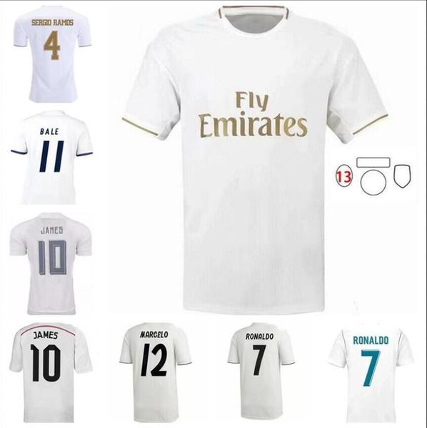 Benzema Retro Soccer Jersey 2014 2017 2018 2019 2020 Modric Marcelo Bale Asensio Real Madrids Sergio Ramos Vintage Football Classic 14 15 16 17 18 19 2020