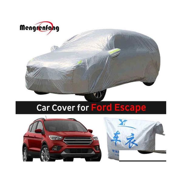 Capas de carros ERS ER ER INTERIOR DO LOUTA DE POLA DE PENL ANTIVOL ANTIVO SNOVA VENCIELTA DO SUV SUV à prova de poeira para Ford Escape 2001 J220907 Drop Delivery Dhofr