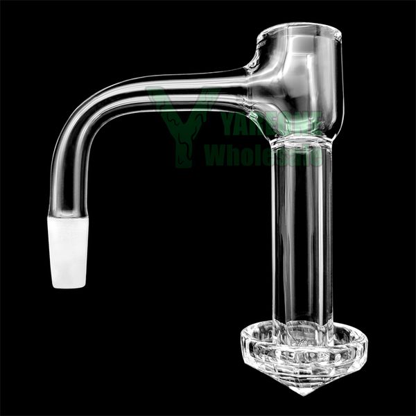 Бриллиант осадочный XXL TERP Slurper Banger Full Whald Beveled Edge Quartz Slurp Dab Nail 10 мм 14 мм мужской удержание большего тепла для жира.