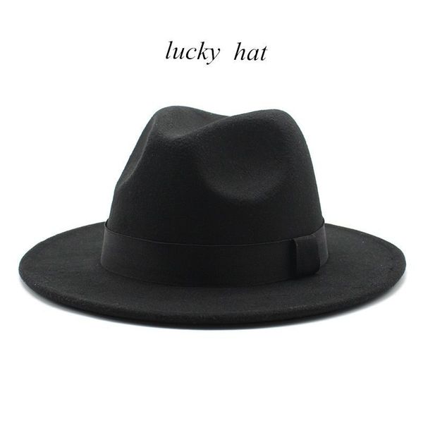O outono e o inverno New Panamanian Chap Top, europeu e americano British, no estilo britânico, chapéu de jazz chapéu plano, Tweed Top Hat Men e Women's Hat