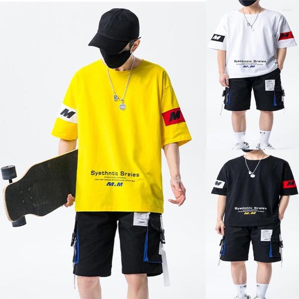 Herren T-Shirts ZACOO Herren Hemd Shorts Sommermode Lässige Sportbekleidung Anzug für Erwachsene