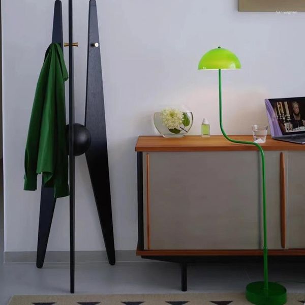 Lampade da terra Ins Bean Sprout Lamp Famiglia Illuminazione calda Design nordico Verde smeraldo Soggiorno Divano Studio Decor Scrivania