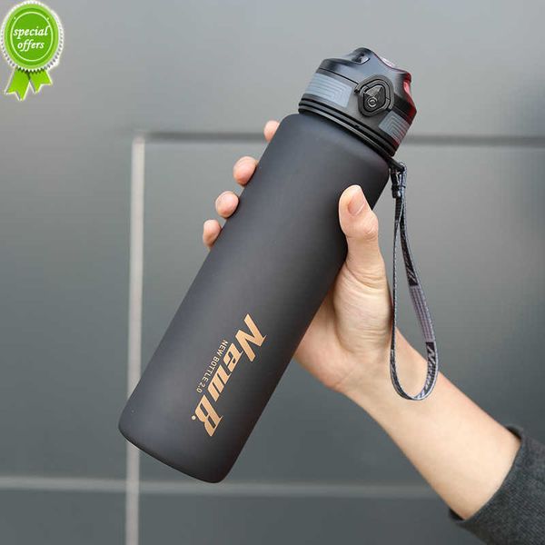 Novo 650ml/1000ml/1500ml de alta qualidade material tritan garrafa de água esportiva ciclismo escalada ginásio fitness garrafas bebendo eco-friendly