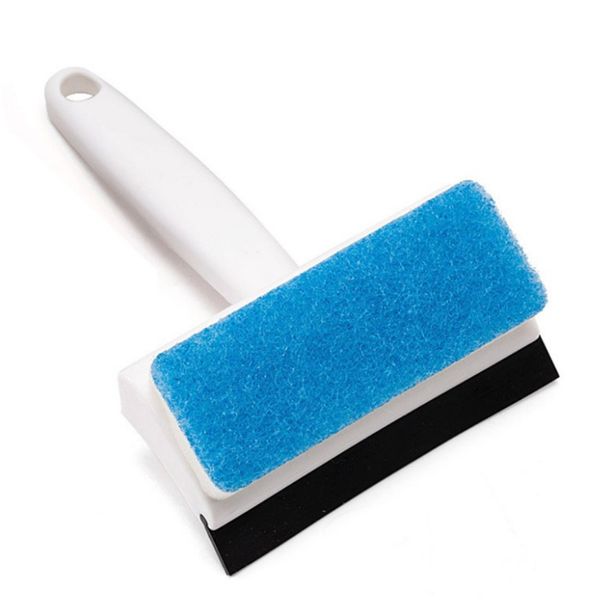 Brush de limpeza de esponja de vidro Ferramenta de brechas de banheiro de dois em um para o espelho de chuveiro Janela do banheiro xbjk2305