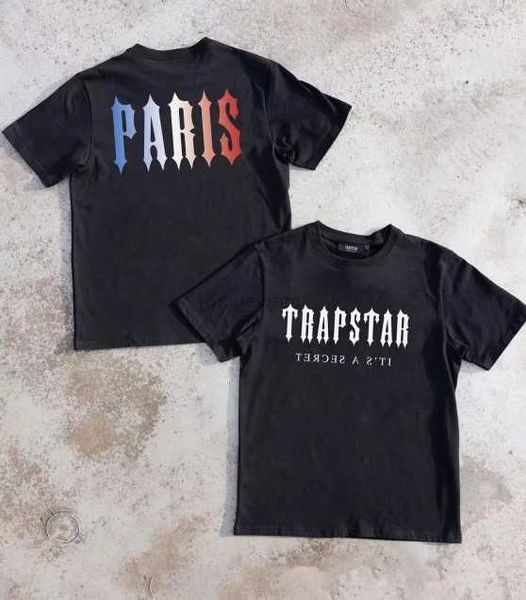 Tasarımcı Moda Giyim Tshirt Tees Trapstar Bonus Sahne Mozaik Baskılı Kısa Kollu Yaz Erkek Yarım Kol Tops Trendy Yuvarlak Yaka Lüks Günlük Pamuk