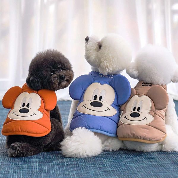 Teile Haustier Hundekleidung Winter Warme Maus Hundejacke Baumwolle für kleine mittelgroße Hunde Weste Mäntel Französische Bulldogge Kleidung Mops