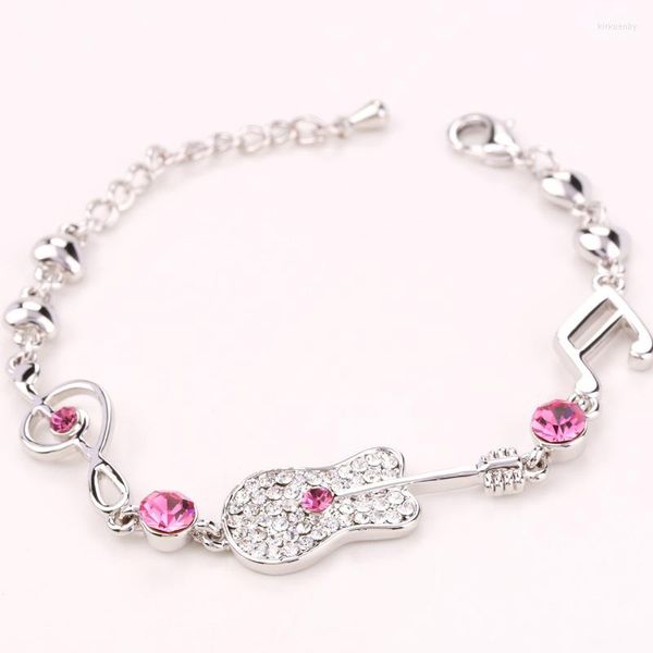 Link Bracelets BN-00004 Jóias femininas com itens Baixo preço Guitarra de luxo para mulheres amantes de presentes do Dia dos Namorados