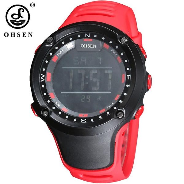 Relógios de punho Brand Men Boy Sports Watches LED LED ELECTNAL DIGITAL RELISTA 50M Imper impermeável Casual Vestido Militar de Vestido Militar de Vestido Militar