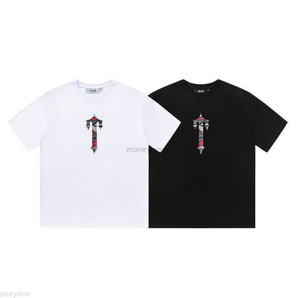 Дизайнерская модная одежда Tshirt Tees Trapstar Lrongate Camo t Tee Camo t High Definition Printed Модные мужские женские короткие рукава Роскошный повседневный хлопок Streetwear T