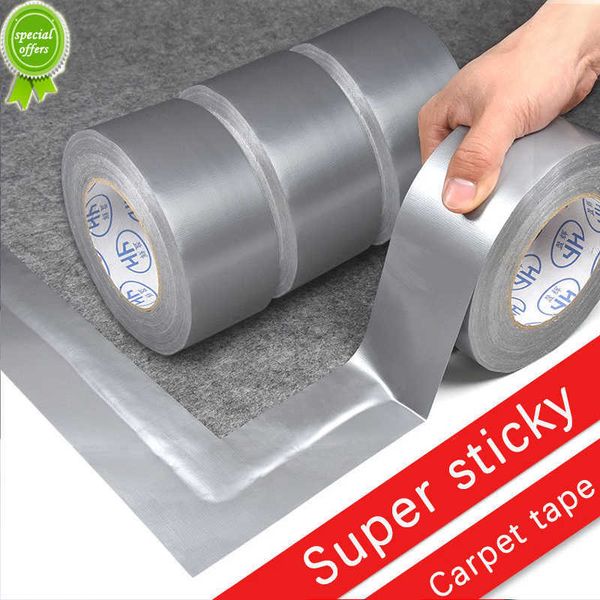 New Super Sticky Cloth Duct Tape Carpet Floor Waterproof Tapes Hochviskoses silbriges graues Klebeband DIY Home Decoration 10meter