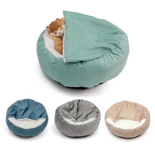 Tappetini Super Soft Cuccia per Gatti per Animali Domestici Peluche Full Size Lavabile Letto Calmo Letto a Ciambella Comodo Artefatto per Dormire Adatto a Tutti i Tipi di Gatti