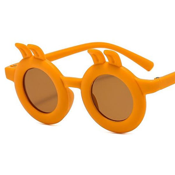 Occhiali da sole per bambini Occhiali da sole per cartoni animati Occhiali da sole con montatura rotonda Occhiali anti-UV tagliati Coniglio Occhiali da vista per bambini Ornamentali