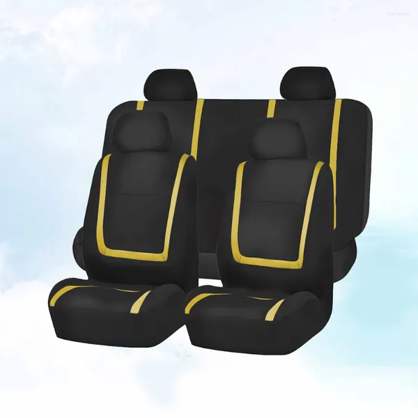 Capas de assento de carro 9 PCs Savers Universal Cushion Cover Protector Auto Acessório Pad