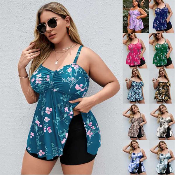 Kadınlar Artı Beden Mayo Büyük Boyut 4xl 2 Piece Mayo Setleri Kadın Seksi Büyük Kupa Bikini Vintage Mayo Büyük Boyut 3XL Bikini Beach Mayo Z0508