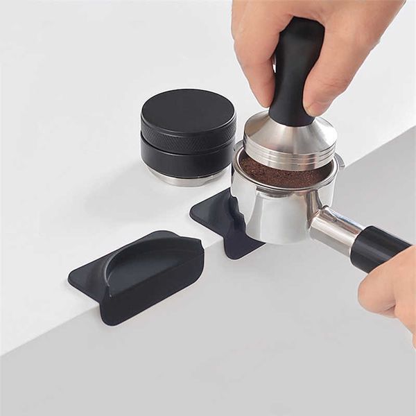 Tamper Universal-Kaffee-Espresso-Tamponstation, Mattenpresse, Tamper-Halter, Eckenmatte, Kissen, Silikon, Kaffeegeschirr, Calcamento, Barista, wdt-Werkzeug P230509