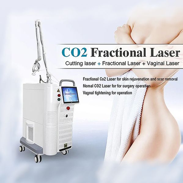 Laser Co2 frazionato Macchina multifunzionale per il serraggio vaginale La vagina stringere il ringiovanimento della pelle Cicatrici Smagliature Rimozione dell'acne Attrezzatura di bellezza con FDA